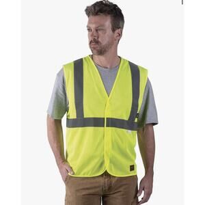 Walls 3M ANSI Class 2 Mens Yellow Hi-Vis Mesh Safety Vest- 2XL NEW